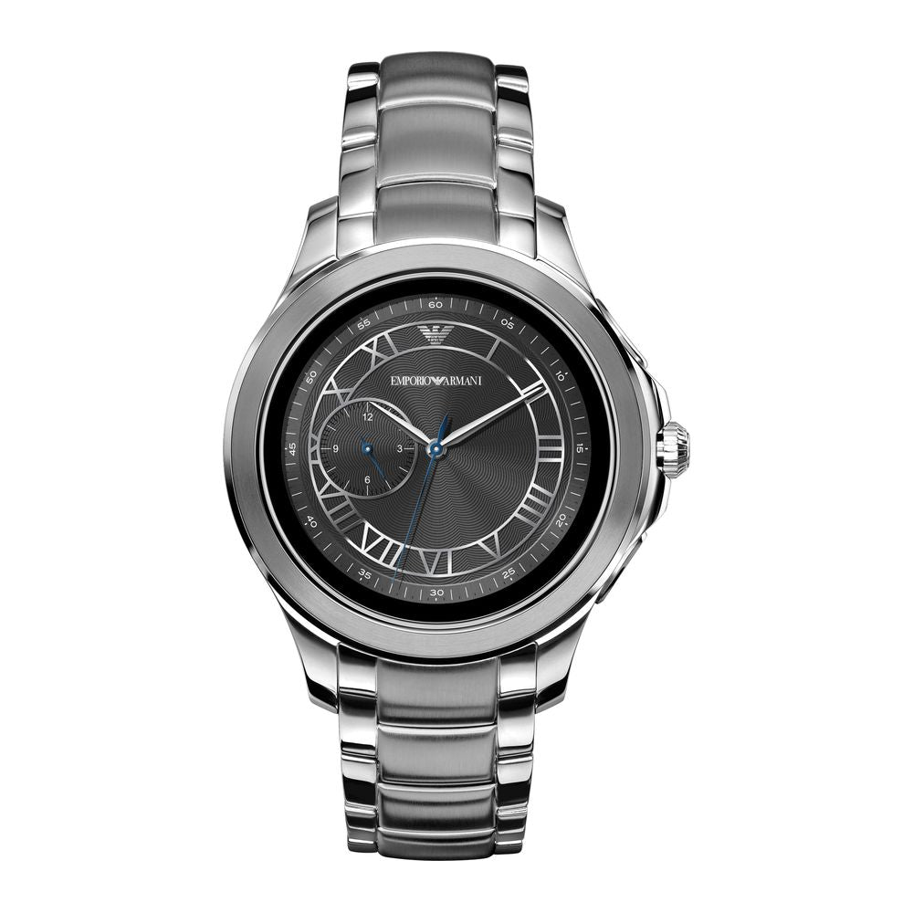 Emporio Armani Mens Smartwatch with Stainless Steel Strap ART5010