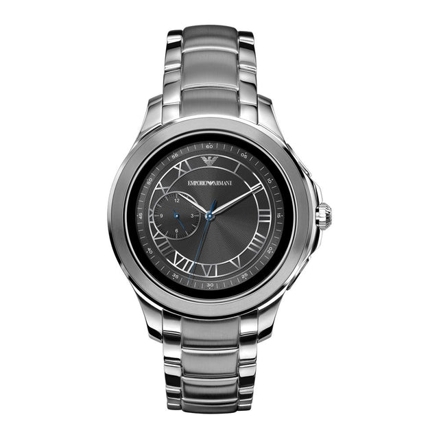 Emporio Armani Mens Smartwatch with Stainless Steel Strap ART5010