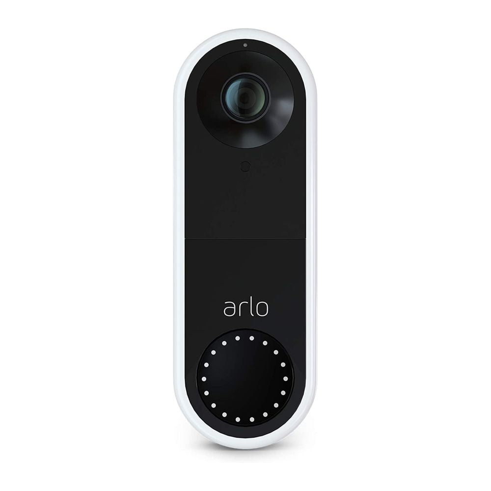 Arlo AVD1001 Video Doorbell, Black & White