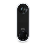 Arlo AVD1001 Video Doorbell, Black & White