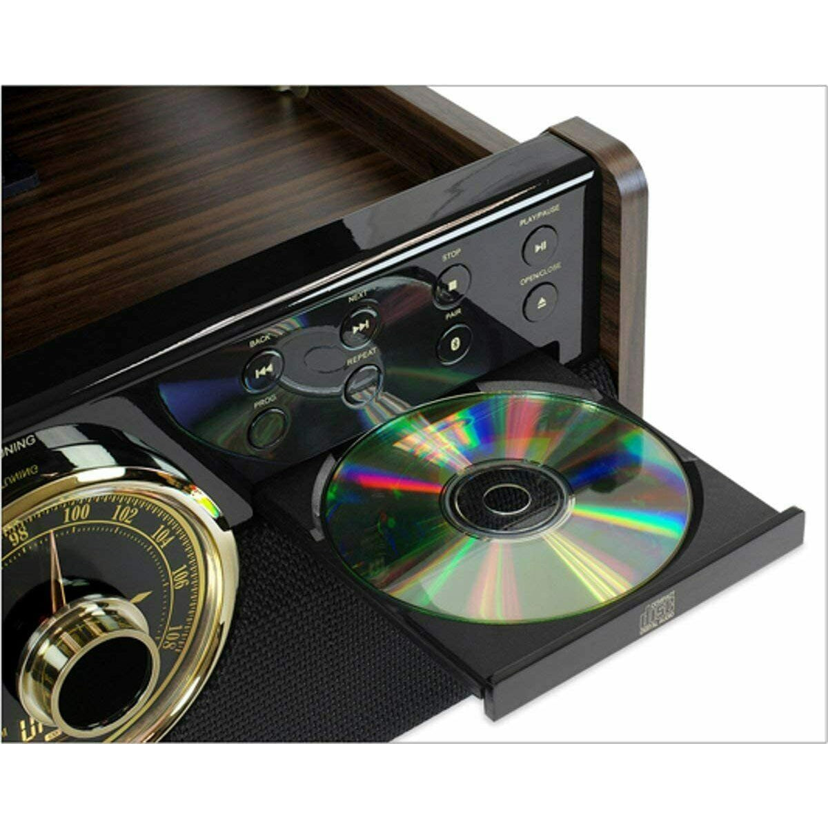 Victrola Empire 6-in-1 Bluetooth Turntable Music Centre - Expresso
