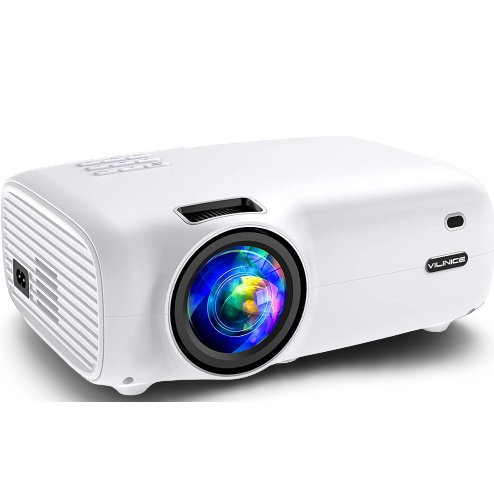 Vilinice BL-43 Lux Mini Projector, Full HD 200'' Display, White