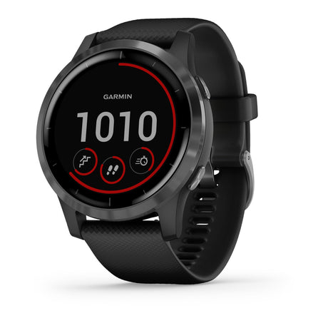 Garmin VivoActive 4S Smartwatch 40mm with Silicone Band, Silver/Shadow Grey - Refurbished Pristine