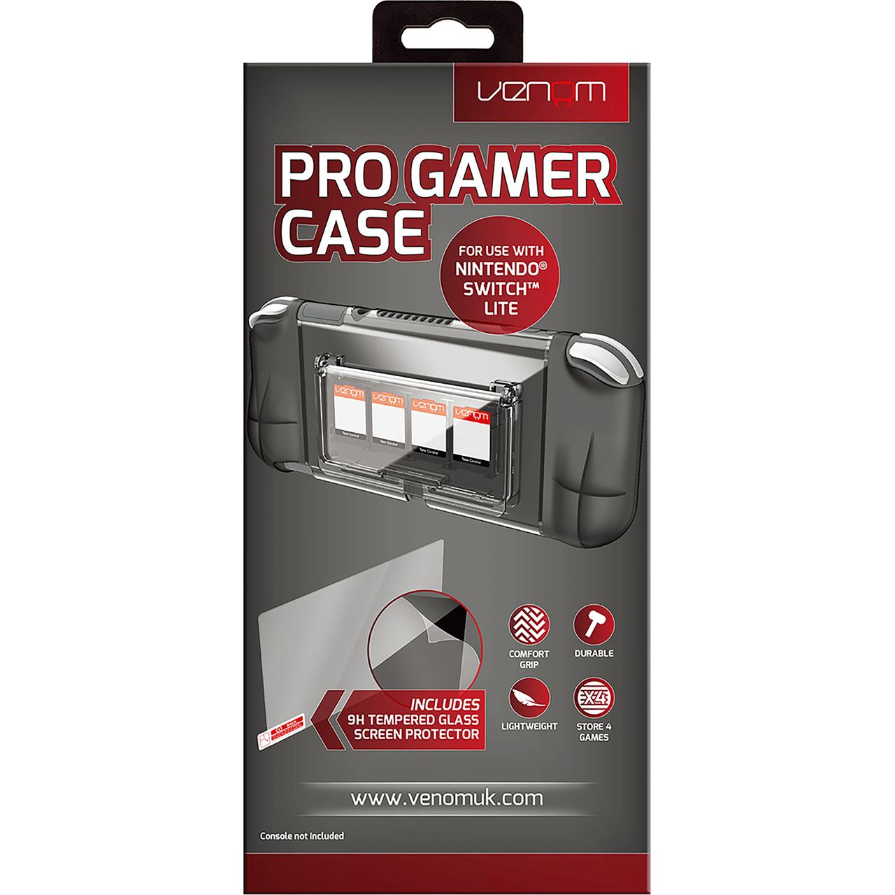 Venom Switch Lite Pro Gamer Shell Case and Screen Protector
