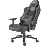 X Rocker Delta XL Pro Series IV Office Gaming Chair Heavy Duty Adjustable with Lockable Wheels (Silver Lined)
