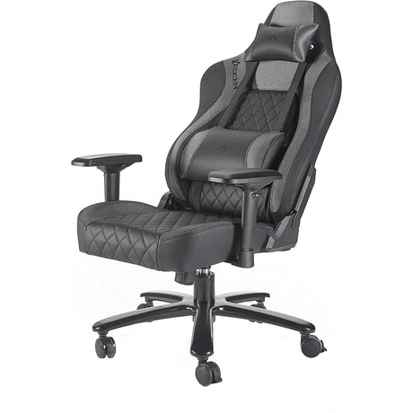 X Rocker Delta XL Pro Series IV Office Gaming Chair Heavy Duty Adjustable with Lockable Wheels (Silver Lined)