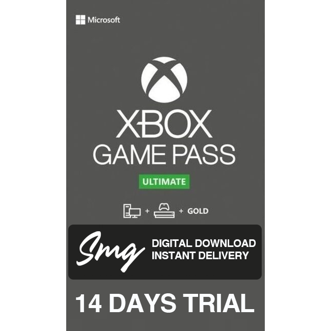 Xbox Game Pass Ultimate 14 Day Trial Subscription Code Xbox One INSTAN
