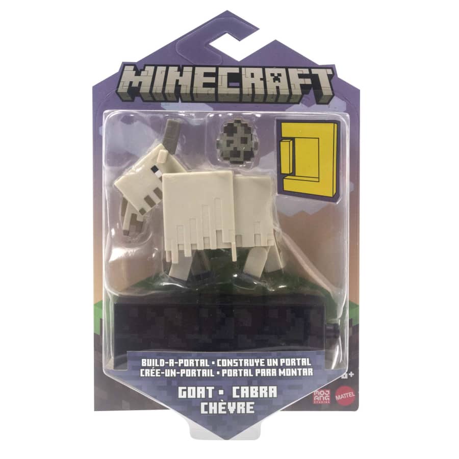 Minecraft Goat Build-A-Portal Figure