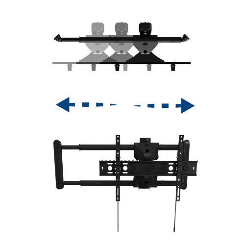 AVF ZL5302 Cornermount Corner TV Mounting System